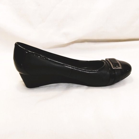 Anne Klein Sport Shoes With Wedge Heel-7M-Patent Leather/Material - Picture 5 of 16